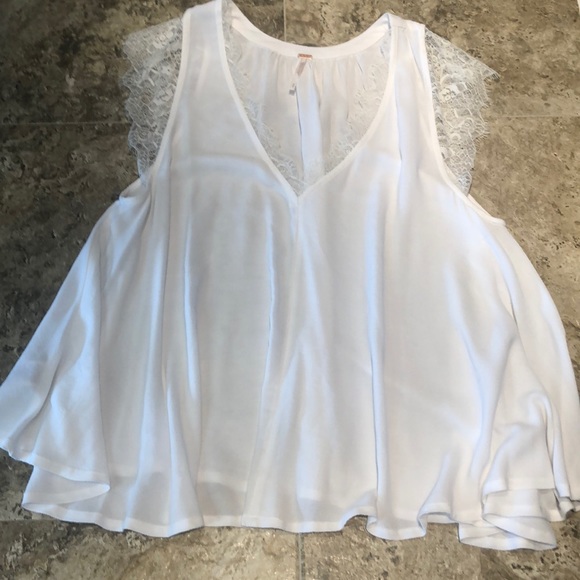 Free People Tops - Free People Sheer Lace Top